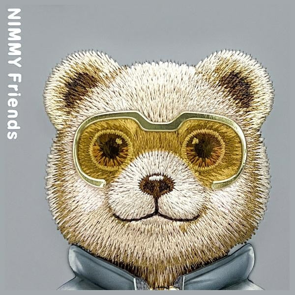 Nimmy Cool&amp;Cute 2.0 Bear Case for iPhone 15 Pro - Gray