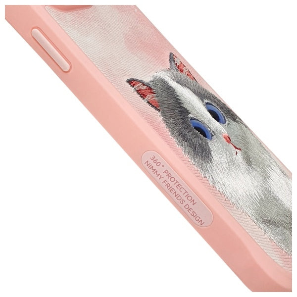 Nimmy Big Eyed Pet 2.0 Cat Case for iPhone 15 Pro Max - Pink