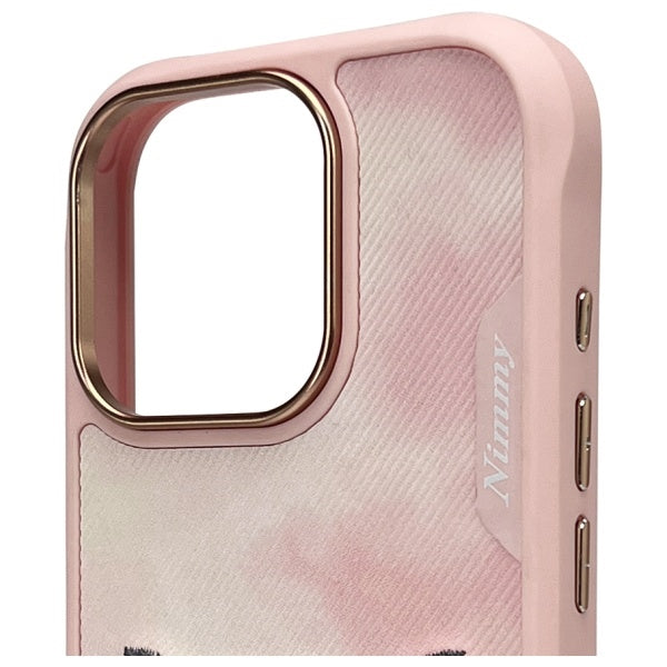 Nimmy Big Eyed Pet 2.0 Cat Case for iPhone 16 Pro - Pink