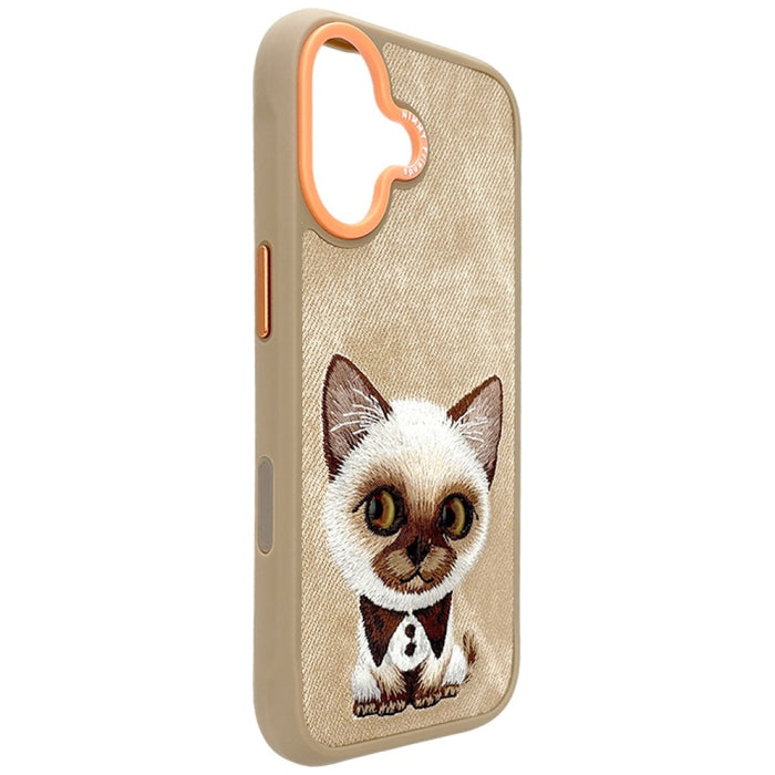 Nimmy Big Eyed Pet 2.0 Cat case for iPhone 17 - beige