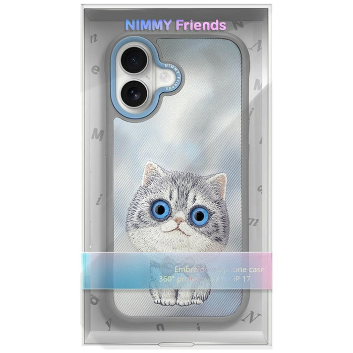 Nimmy Big Eyed Pet 2.0 Cat Case for iPhone 17 - Gray