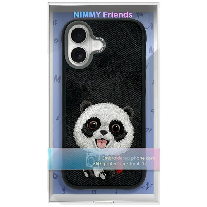 Nimmy Big Eyed Pet 2.0 Panda case for iPhone 17 - black