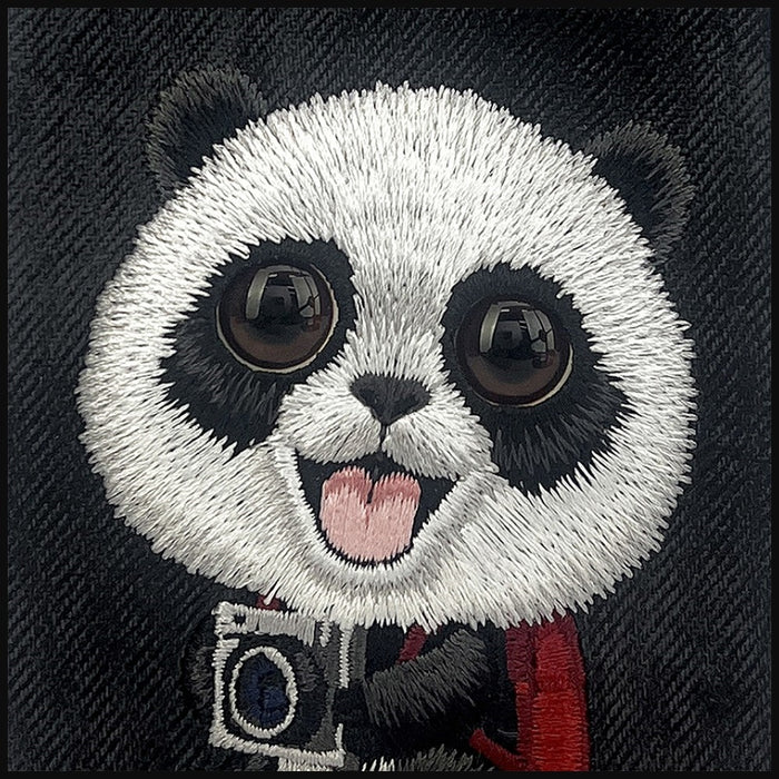 Nimmy Big Eyed Pet 2.0 Panda case for iPhone 17 - black