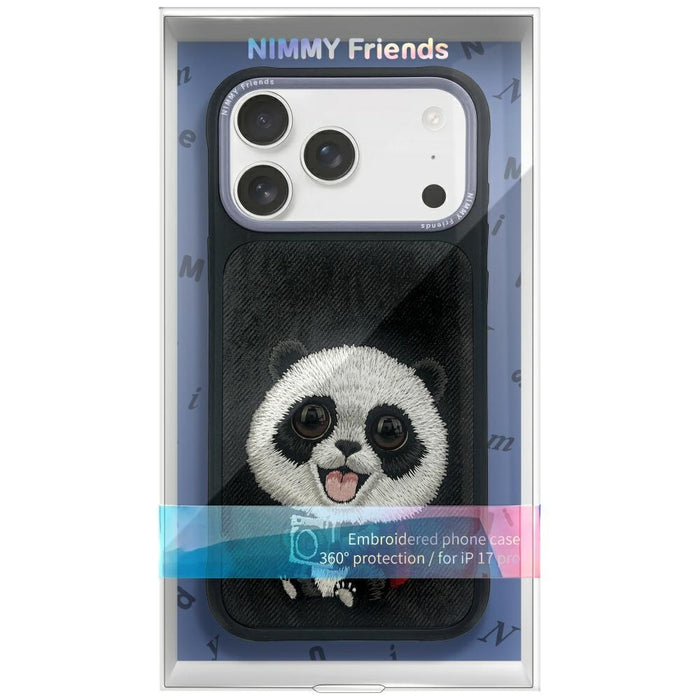 Nimmy Big Eyed Pet 2.0 Panda case for iPhone 17 Pro - black