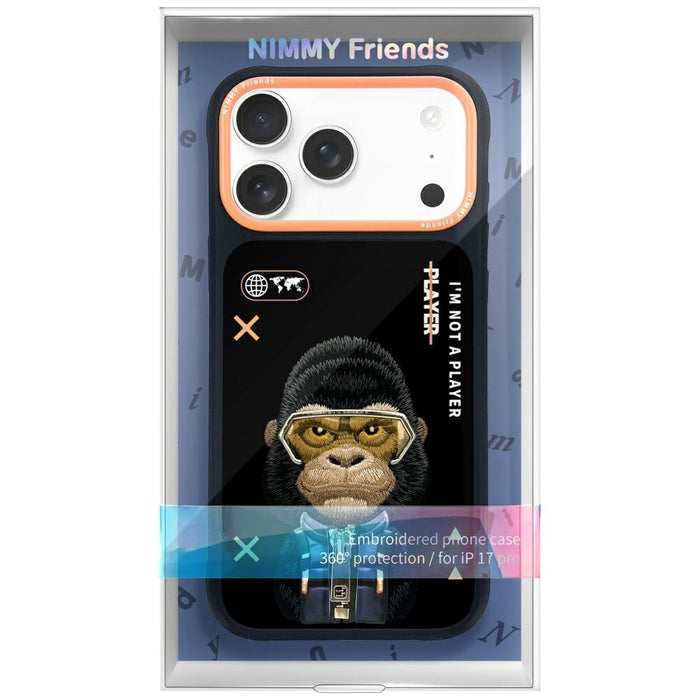 Nimmy Cool&amp;Cute 2.0 Gorilla Case for iPhone 17 Pro - Black