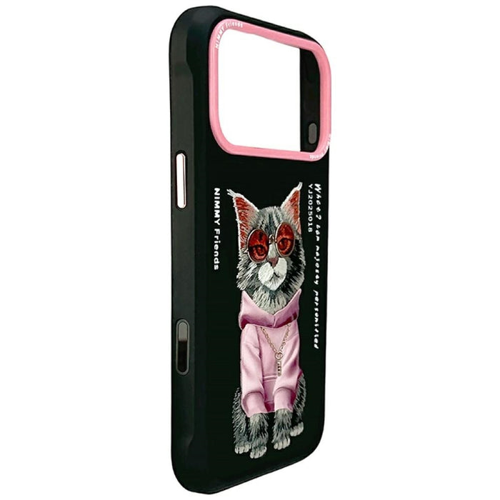 Nimmy Glasses Cool Cat Case for iPhone 17 Pro - Black