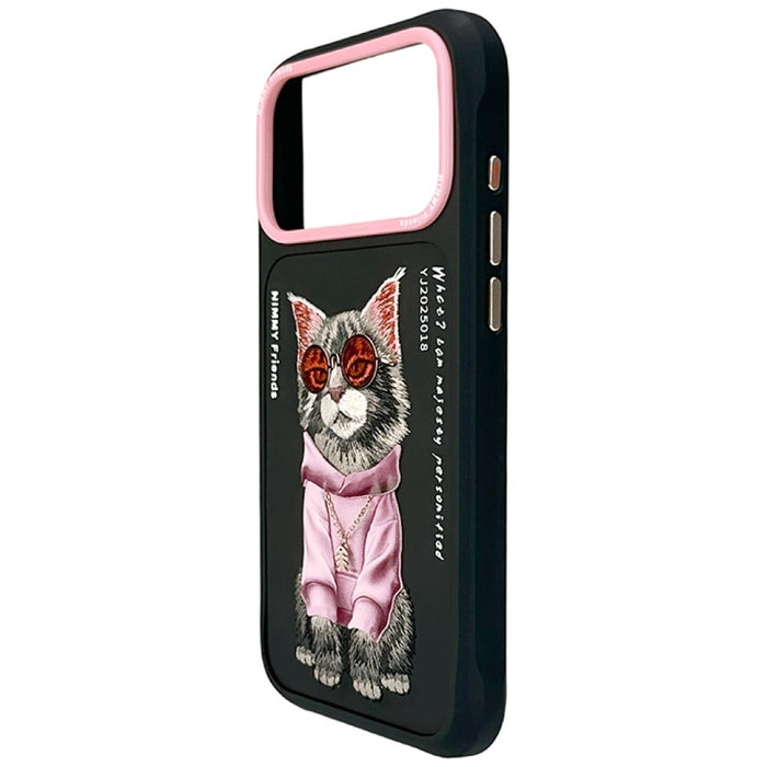 Nimmy Glasses Cool Cat Case for iPhone 17 Pro Max - Black