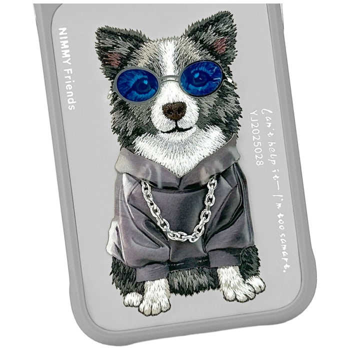 Nimmy Glasses Cool Nag Case for iPhone 17 Pro Max - Gray