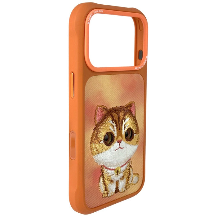 Nimmy Big Eyed Pet 2.0 Cat case for iPhone 17 Pro - orange