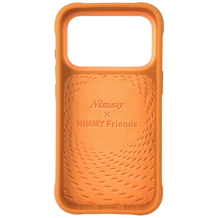 Nimmy Cool&amp;Cute 2.0 Cat Case for iPhone 17 Pro Max with Magnetic Hanger - Orange