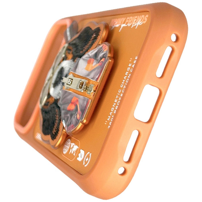 Nimmy Cool&amp;Cute 2.0 Dog Case for iPhone 17 Pro with Magnetic Hanger - Orange