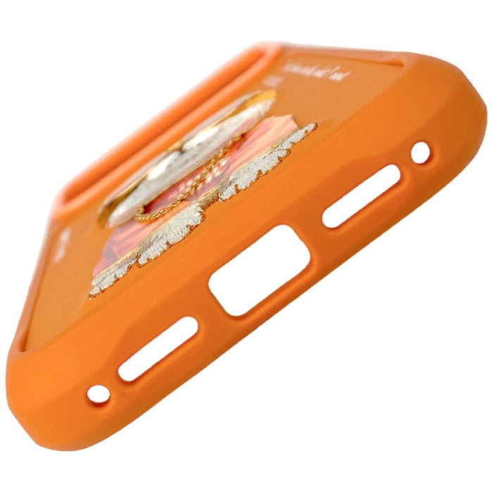 Nimmy Glasses Cool Cat Case for iPhone 17 Pro - Orange