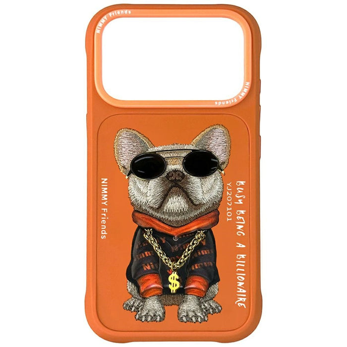 Nimmy Glasses Cool Dog iPhone 17 Pro Case - Orange