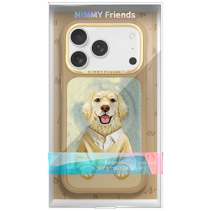 Nimmy Gentle Pets Series Dog MagSafe case for iPhone 17 Pro Max - brown