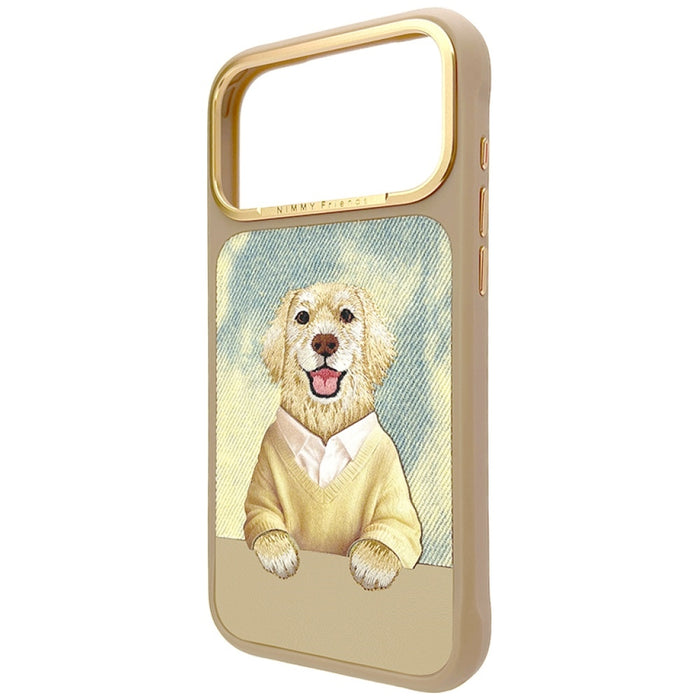 Nimmy Gentle Pets Series Dog MagSafe case for iPhone 17 Pro Max - brown