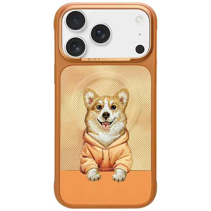 Nimmy Gentle Pets Series Dog MagSafe case for iPhone 17 Pro - orange