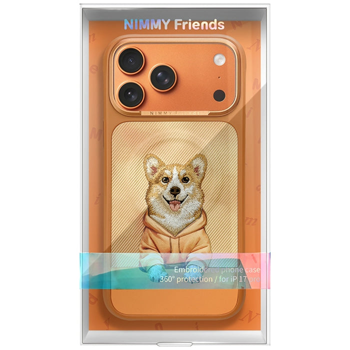 Nimmy Gentle Pets Series Dog MagSafe case for iPhone 17 Pro - orange