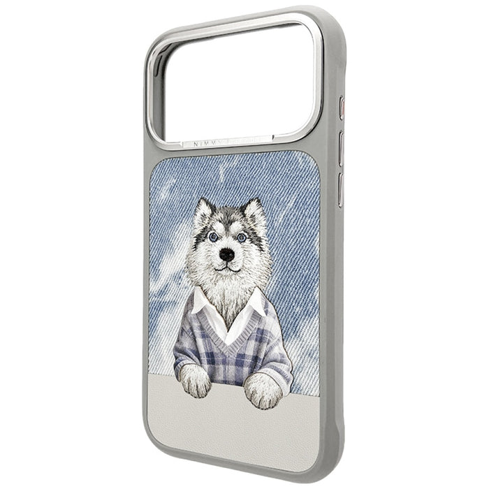 Nimmy Gentle Pets Series Dog MagSafe case for iPhone 17 Pro - gray