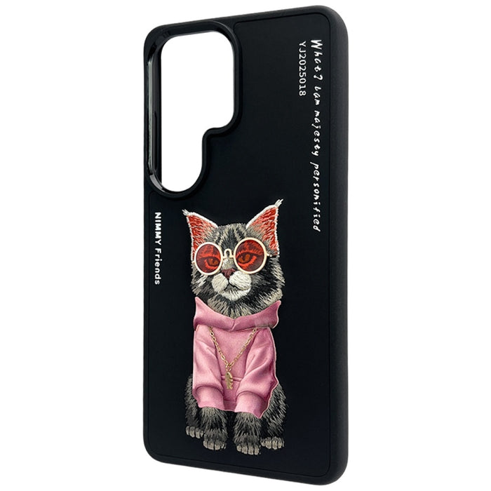 Nimmy Glasses Cool Cat Case for Samsung Galaxy S26 Ultra - Black