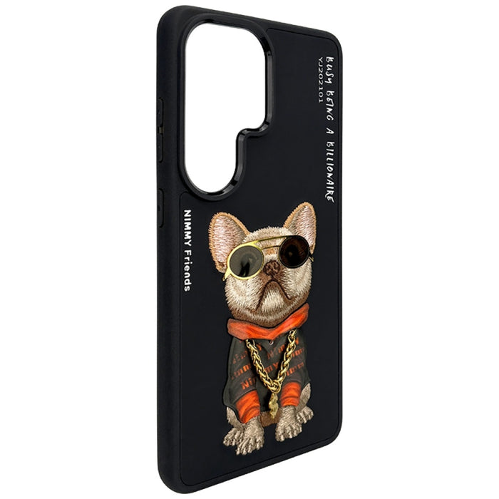 Nimmy Glasses Cool Dog Case for Samsung Galaxy S26 Ultra - Black