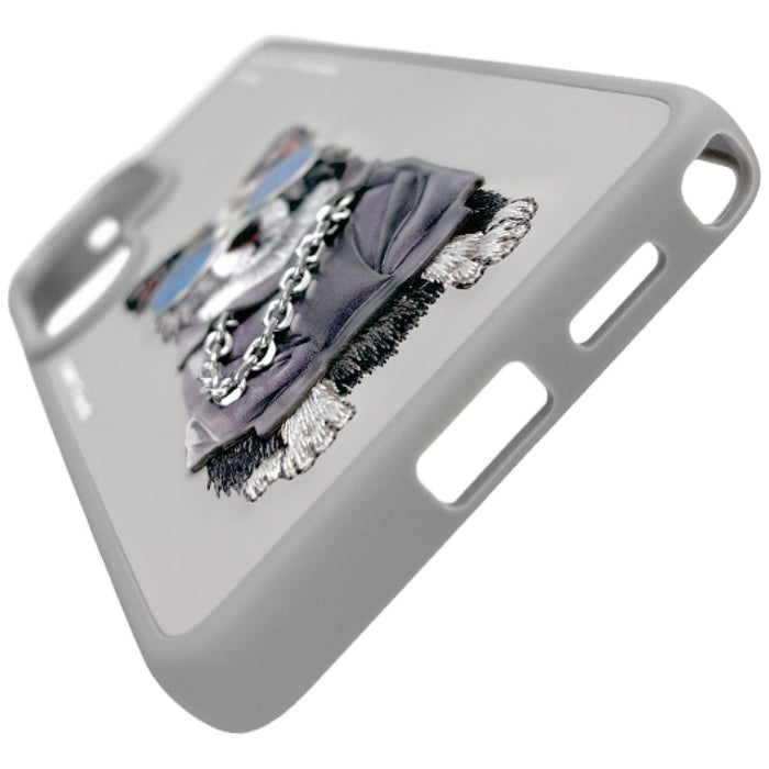 Nimmy Glasses Cool Dog Case for Samsung Galaxy S26 Ultra - Gray