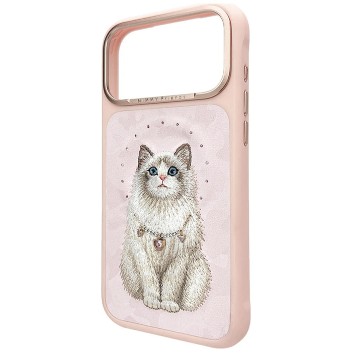 Nimmy Lucky Fashion Cat MagSafe case for iPhone 17 Pro Max - pink