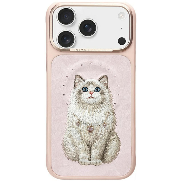 Nimmy Lucky Fashion Cat MagSafe case for iPhone 17 Pro Max - pink