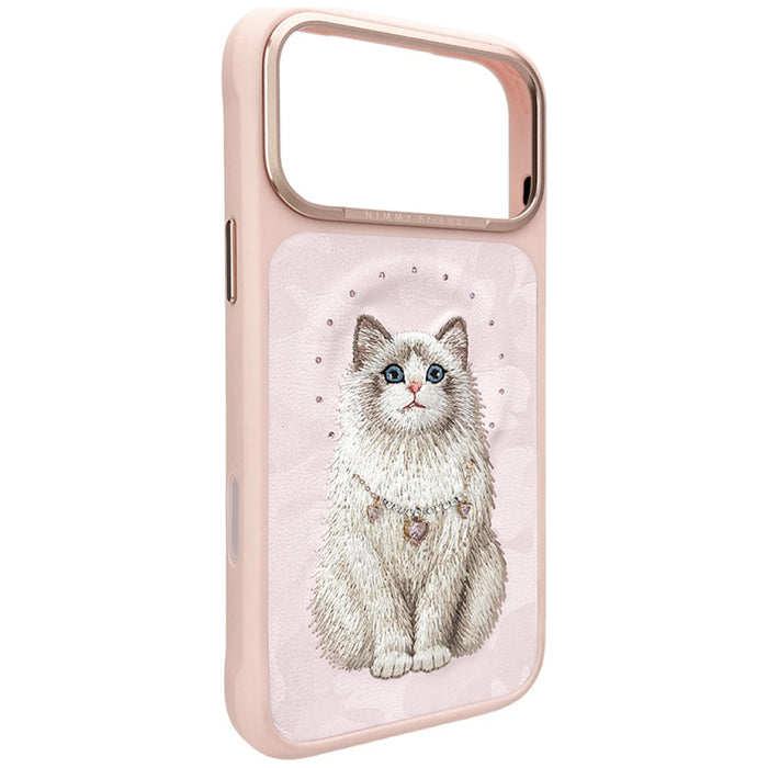 Nimmy Lucky Fashion Cat MagSafe case for iPhone 17 Pro Max - pink