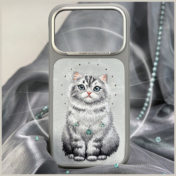 Nimmy Lucky Fashion Cat MagSafe case for iPhone 17 Pro - gray
