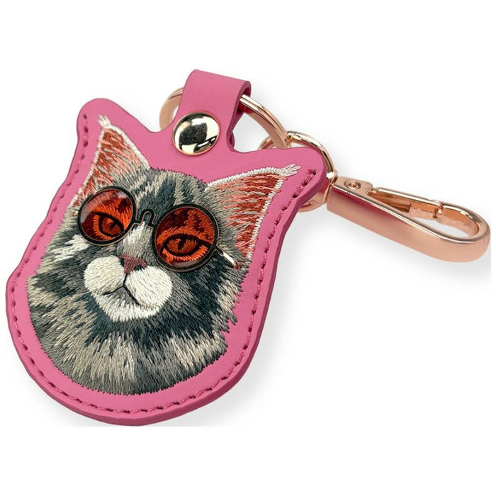 Nimmy Glasses Cool and Cute Cat Tracker Case - Pink