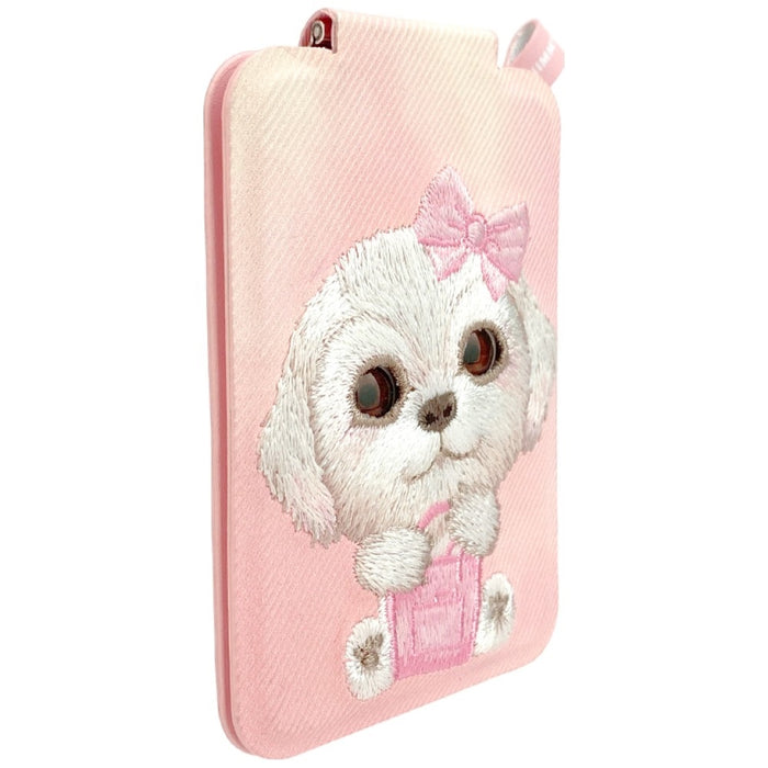 Nimmy New Big-Eye Cute Pets 2.0 Dog Magnetic Wallet with Phone Stand - Pink