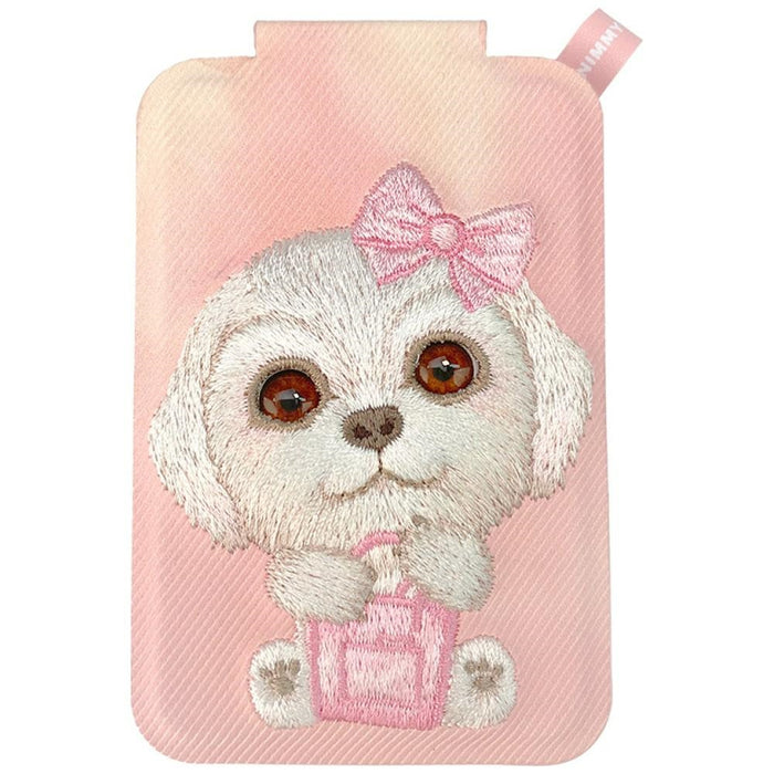 Nimmy New Big-Eye Cute Pets 2.0 Dog Magnetic Wallet with Phone Stand - Pink