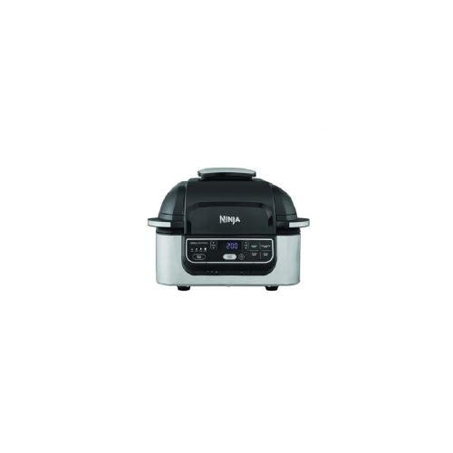 Ninja Foodi Smart Grill and Air Fryer 5.7L Dishwasher Safe Parts, Black / Silver EU AG301EU