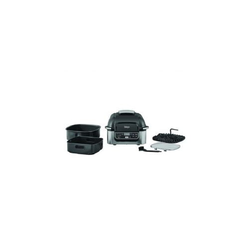Ninja Foodi Smart Grill and Air Fryer 5.7L Dishwasher Safe Parts, Black / Silver EU AG301EU