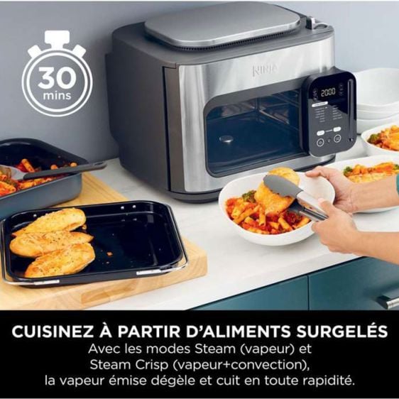 Ninja Combi All-in-One Multicooker, Oven, Air Fryer 12,5L Silver EU SFP700EU