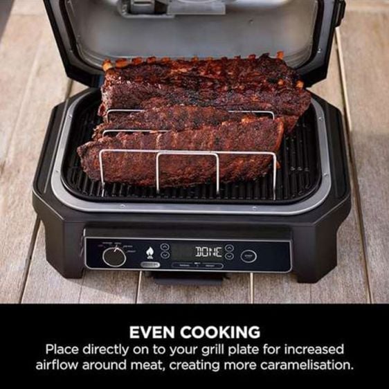 NINJA Woodfire XL Rib Rack Grill Set - XSKOGXLRBRKEU