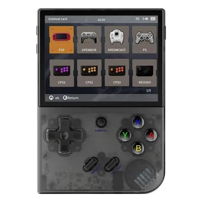 Nintendo Switch Anbernic RG35XX Black Transparent - RETRO portable