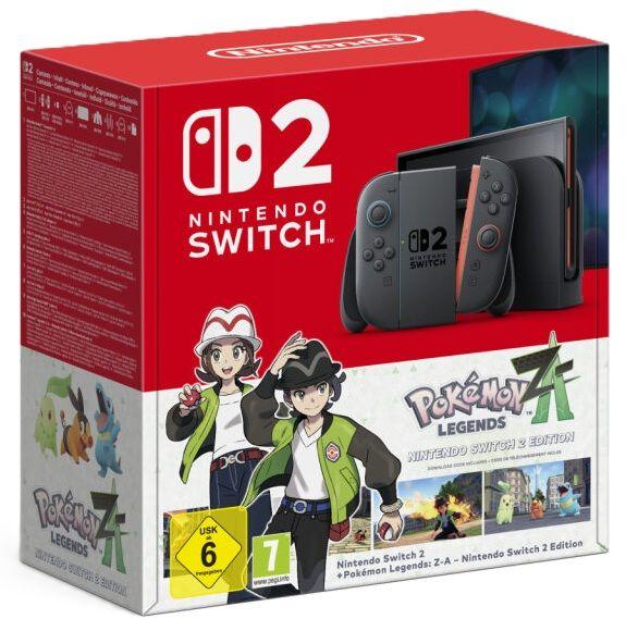 Nintendo Switch 2 Console + Pokemon Legends ZA Bundle 256GB