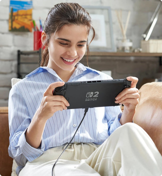 Nintendo Switch 2 Console Set with Joy-Con + Mario Kart World, Black EU - ONLY BOX DAMAGE