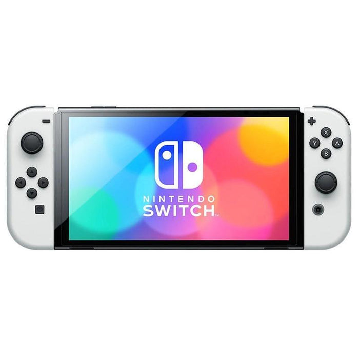 Nintendo Switch OLED White Console + Super Mario & Luigi Headphones