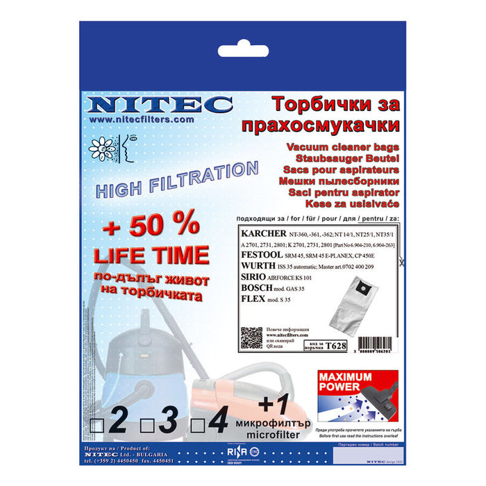 BAGS FOR KARCHER, BOSCH NITEC