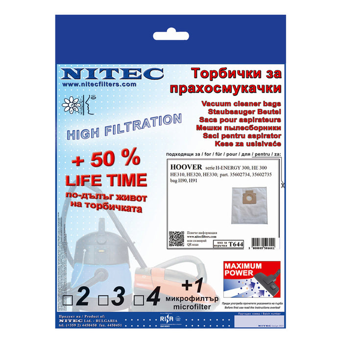 BAGS NITEC T644 SERIE H-ENERGY 3 PCS