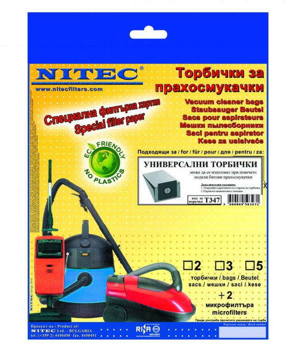 Vacuum cleaner bag NITEC T347
