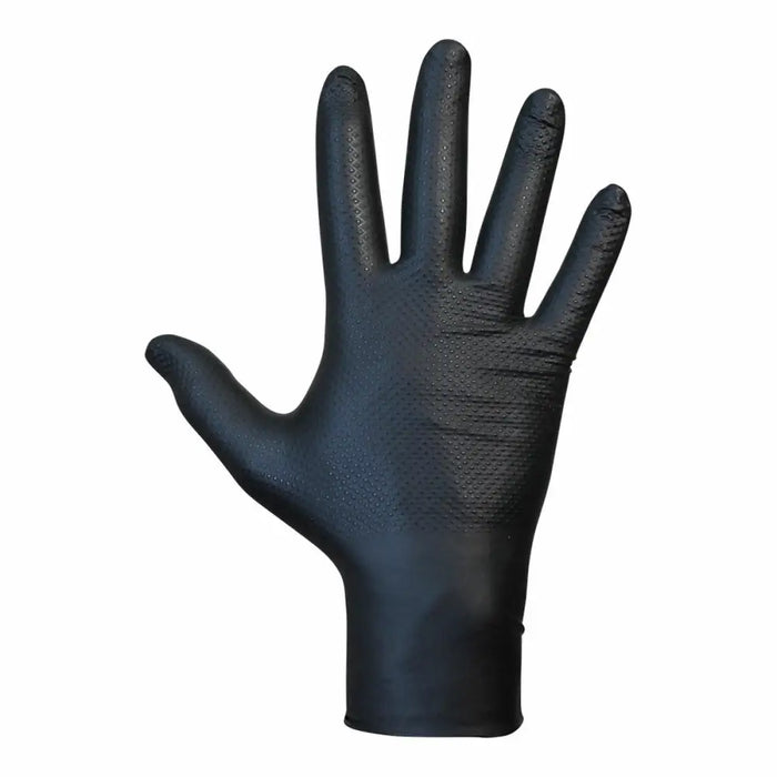 Nitrile gloves JUBA Agility Grip Black Powder-free 50 Units - Почистване Прахосмукачки И Гладене<<<Дом