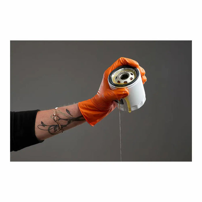 Nitrile gloves JUBA Agility Grip Orange Powder-free 50 Units - Почистване Прахосмукачки И Гладене<<<Дом