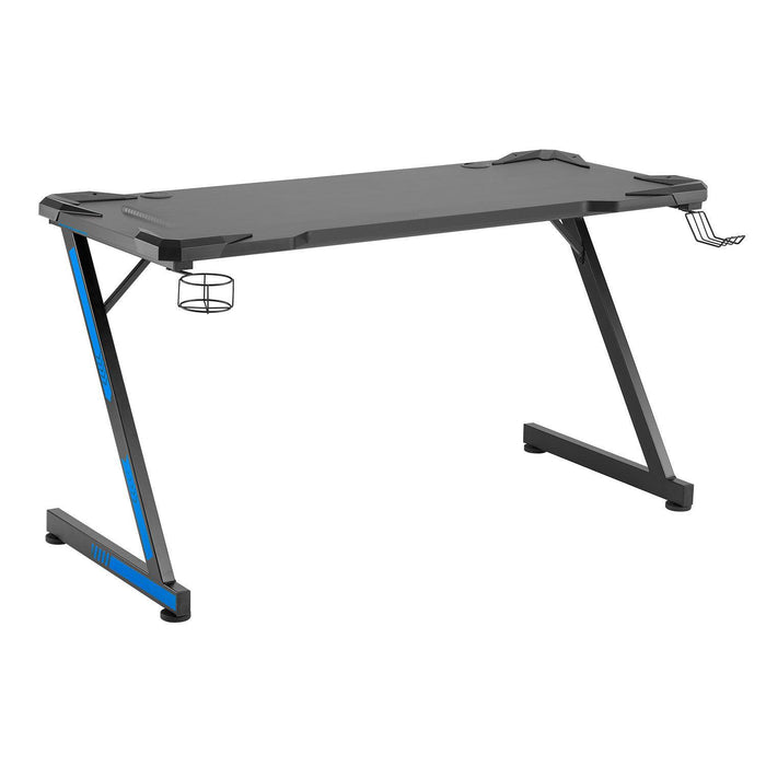 Nemesis II Gaming Desk - Black/Blue