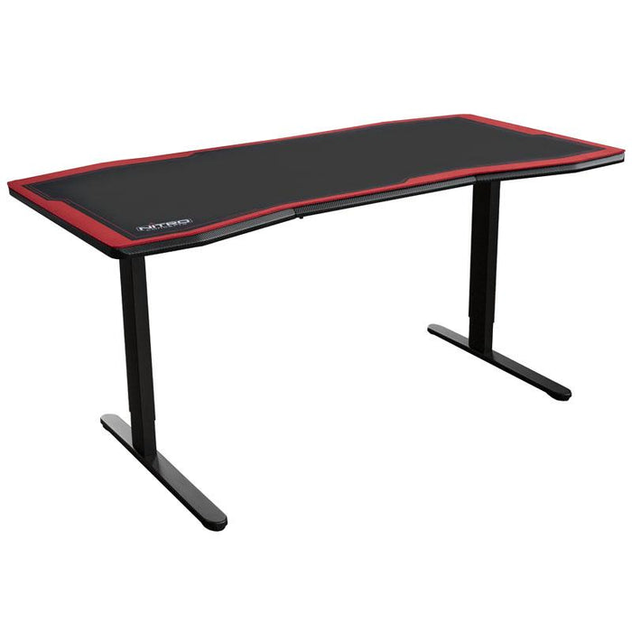 Nitro Concepts D16M Gaming Desk, Carbon Red