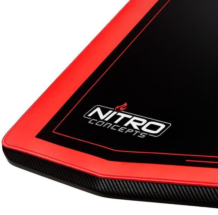 Nitro Concepts D16E Gaming Desk, Carbon Red, Electric Height Control