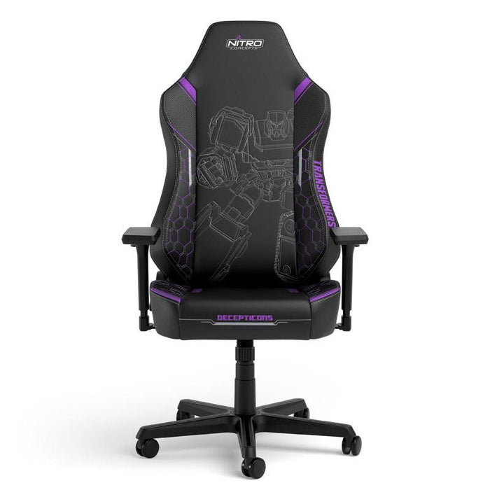 Nitro Concepts X1000 Gaming Chair, Transformers Decepticons Edition