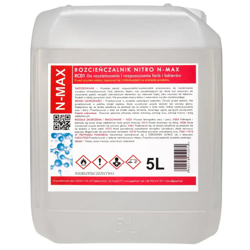 NITRO RC-01 N-MAX 5L thinner solvent - *Temporary category<<<HurtelXML